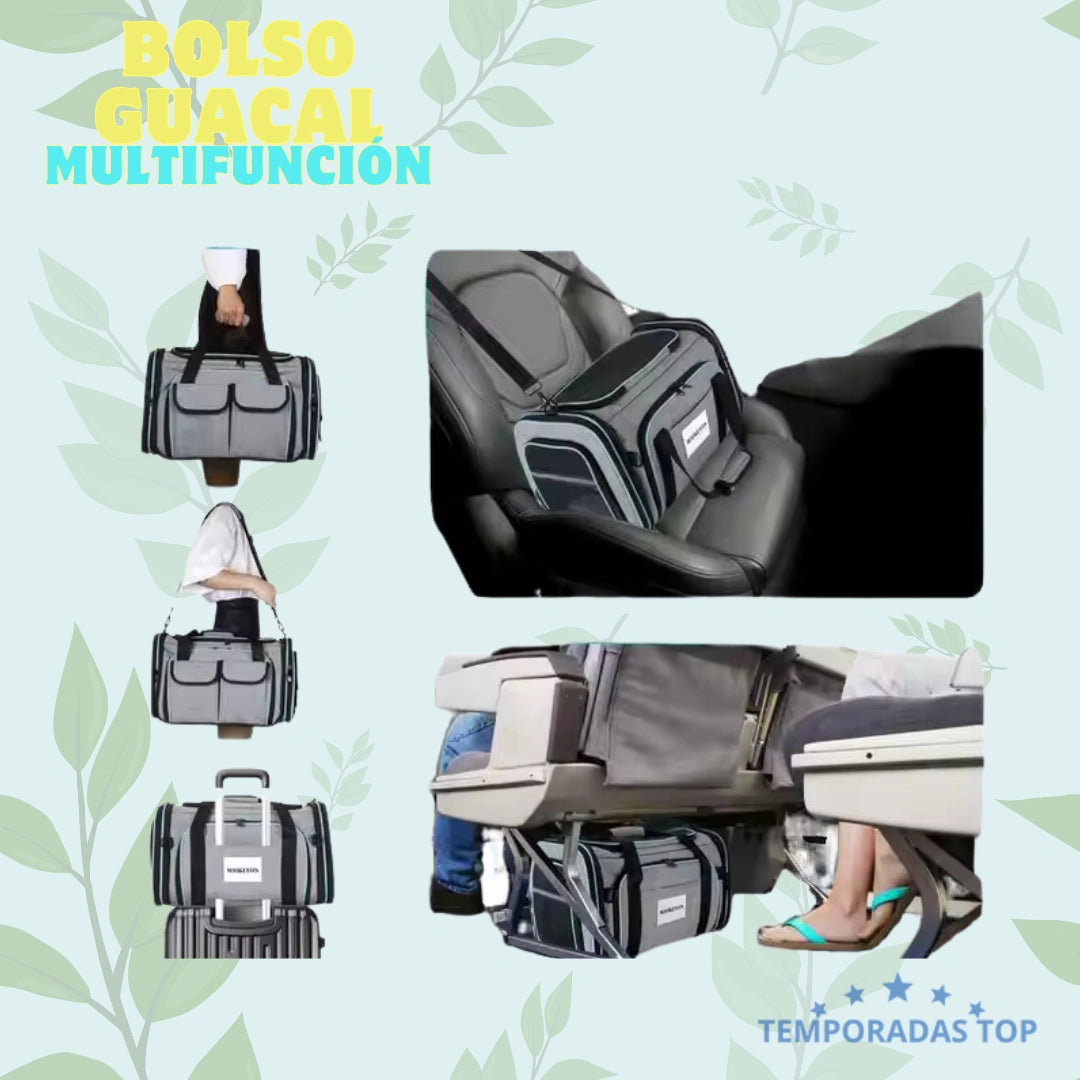 🎒 Bolso Guacal Multifuncional- Comodidad Total 🎒 + Obsequio Pañoleta Navideña 🎄