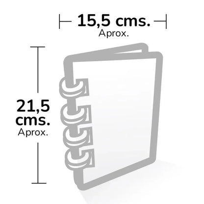 🩶🤍 Cuadernos Argollados 7 materias 🩶🤍