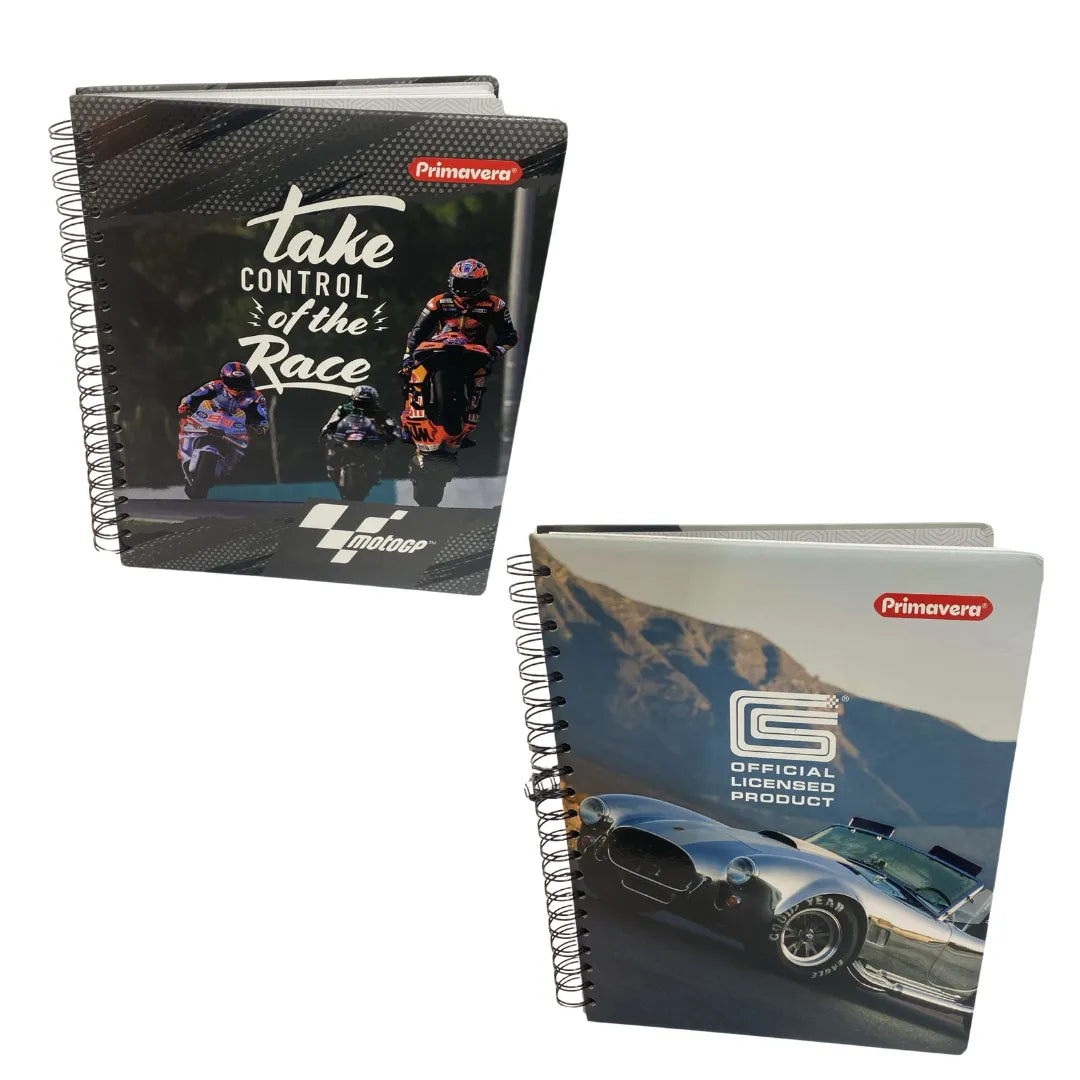 🏁 Cuadernos Argollados 5 materias Hombre 🏁