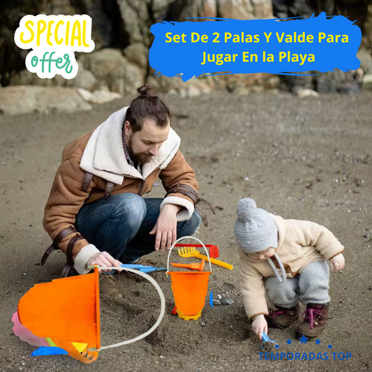 Valde Con Palas Para Jugar En La Arena, Diversión Para Toda La Familia ⛱