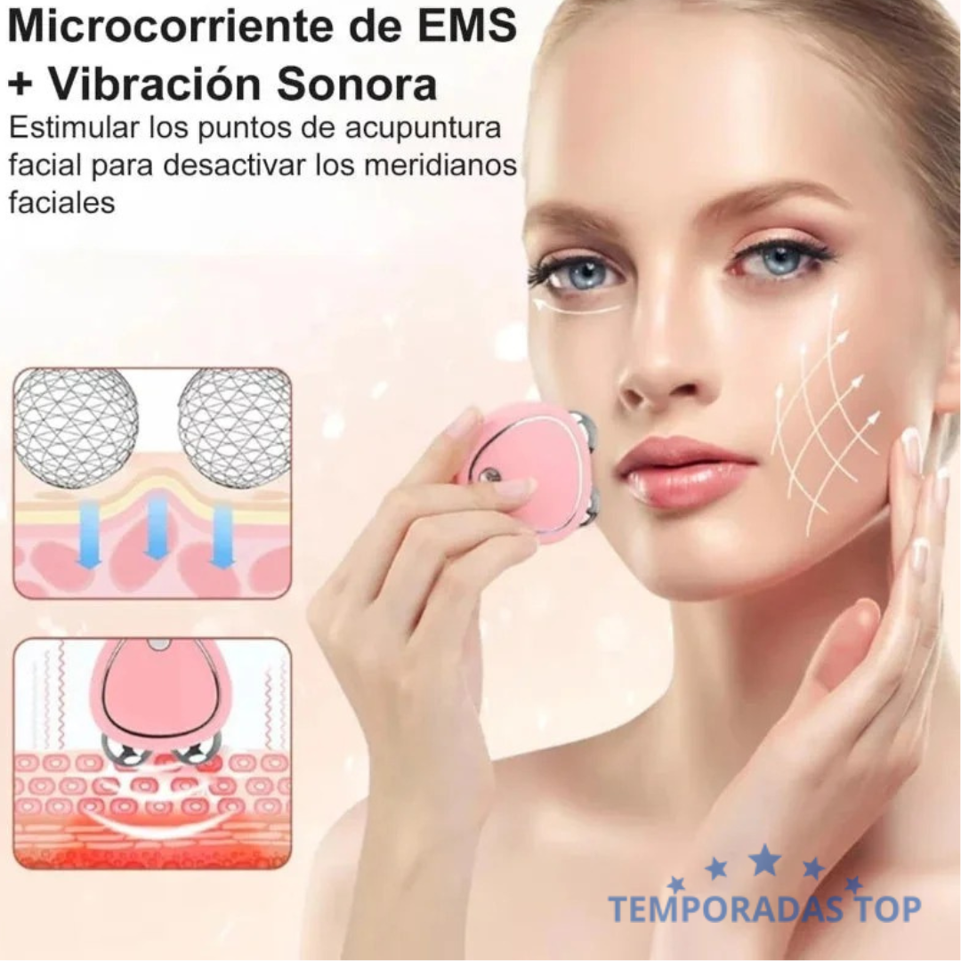 💆‍♀️ Masajeador Facial Microcorriente - Rostro Perfilado Al instante 💆‍♀️