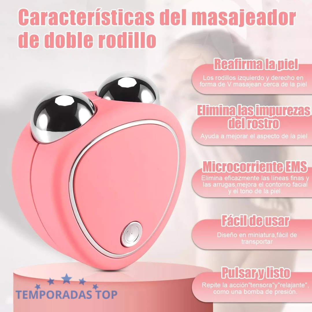 💆‍♀️ Masajeador Facial Microcorriente - Rostro Perfilado Al instante 💆‍♀️