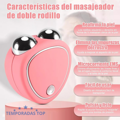 💆‍♀️ Masajeador Facial Microcorriente - Rostro Perfilado Al instante 💆‍♀️