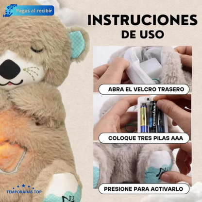 🤍Cuddler La Nutria- Tu Mejor Compañera Nocturna Antiestres + Obsequio E-Book Consejos Para Un Mejor Hábito De Sueño