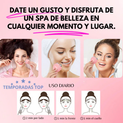 💆‍♀️ Masajeador Facial Microcorriente - Rostro Perfilado Al instante 💆‍♀️