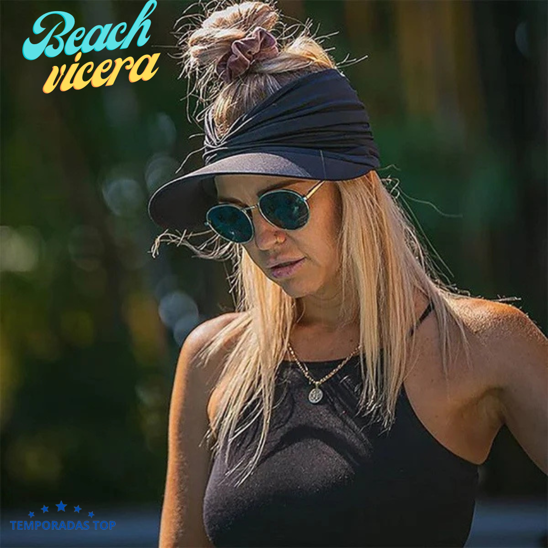 Gorra Bandana Con Visera Para Mujer - Protécción Asegurada En Vacaciones 🏖️