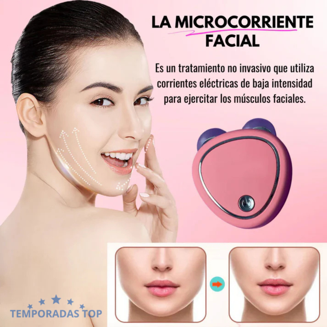 💆‍♀️ Masajeador Facial Microcorriente - Rostro Perfilado Al instante 💆‍♀️