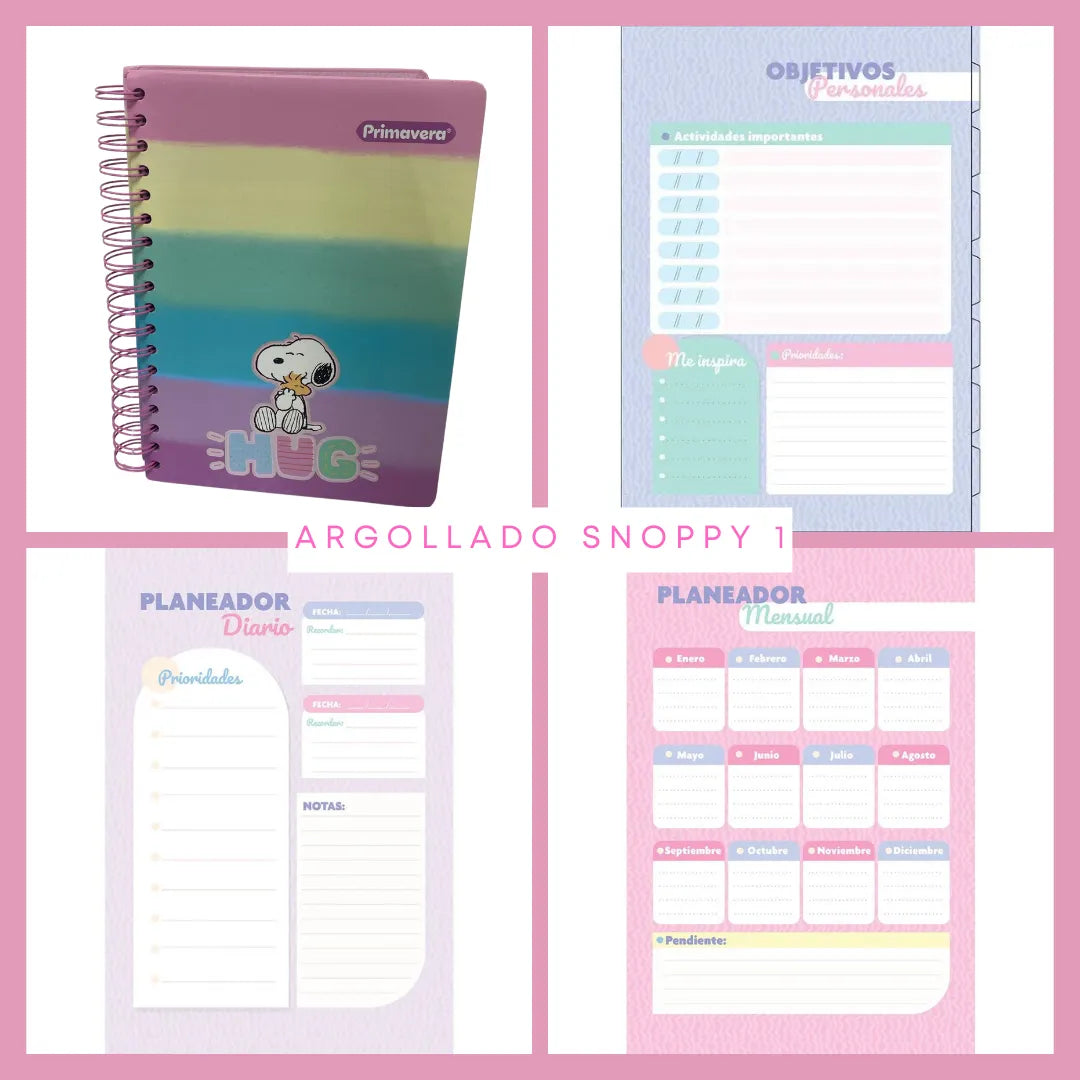 🩶🤍 Cuadernos Argollados 7 materias 🩶🤍