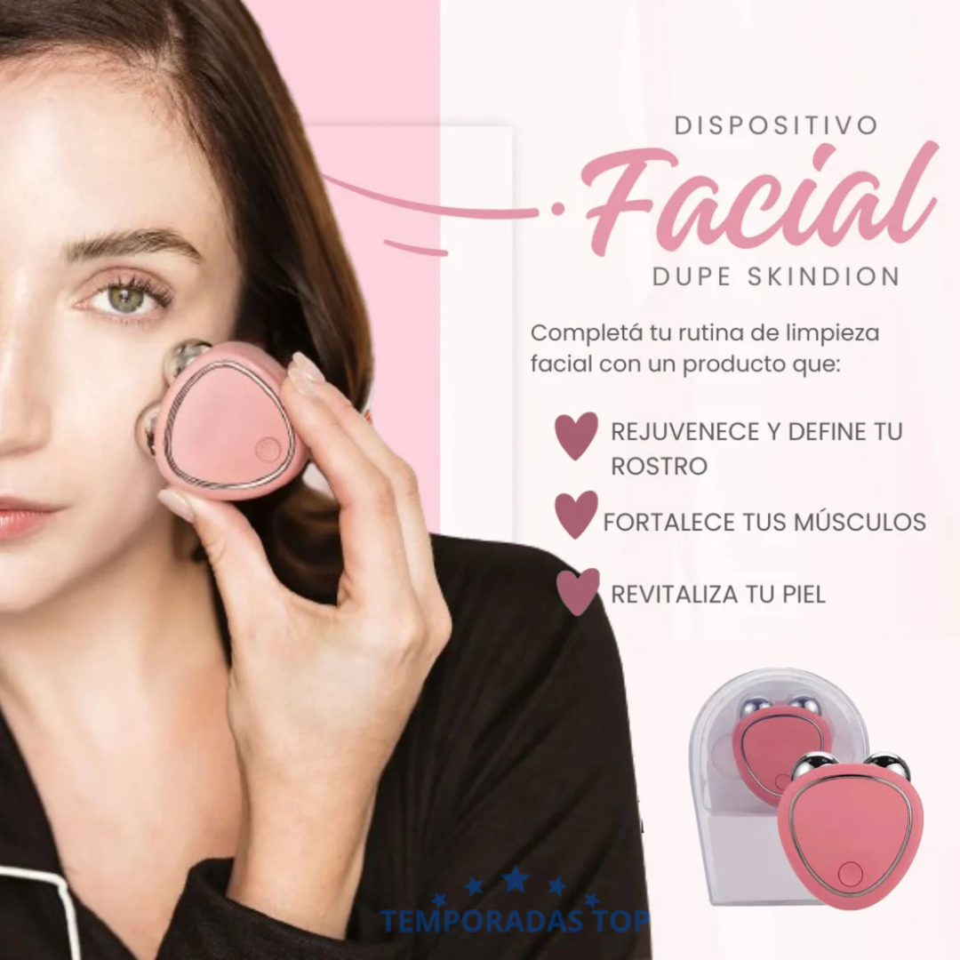 💆‍♀️ Masajeador Facial Microcorriente - Rostro Perfilado Al instante 💆‍♀️