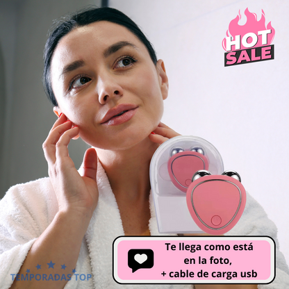 💆‍♀️ Masajeador Facial Microcorriente - Rostro Perfilado Al instante 💆‍♀️