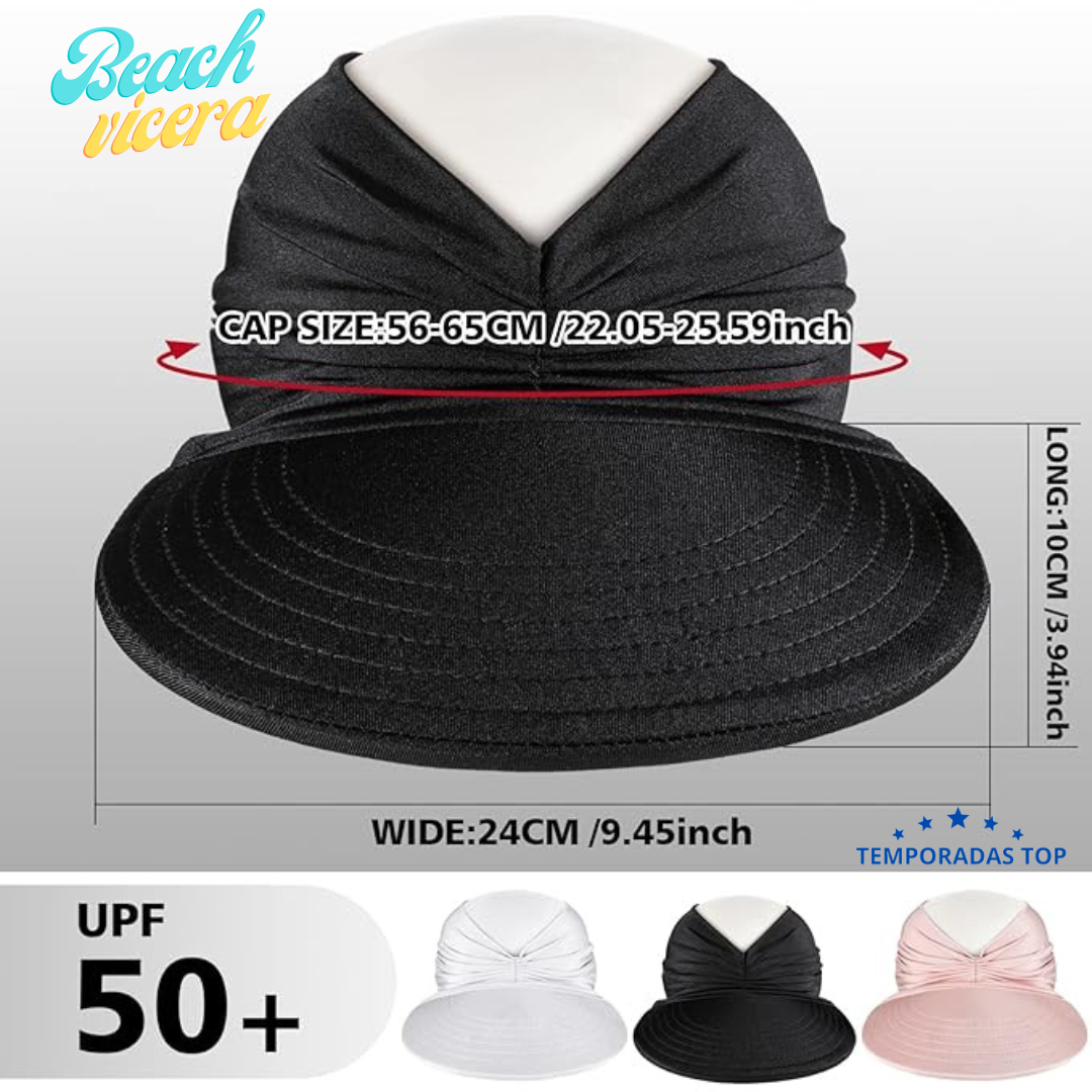 Gorra Bandana Con Visera Para Mujer - Protécción Asegurada En Vacaciones 🏖️