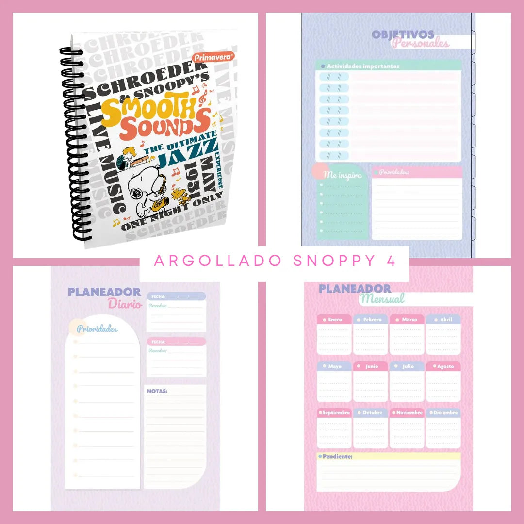 🩶🤍 Cuadernos Argollados 7 materias 🩶🤍