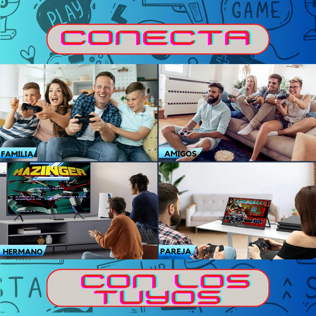 🎮 Super Game Box Para Tv, Revive Tu Infancia Conecta Con Los Tuyos, Diversión Pura 🎮