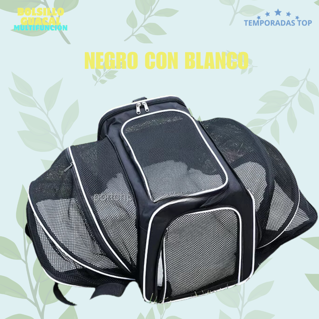 🎒 Bolso Guacal Multifuncional- Comodidad Total 🎒 + Obsequio Pañoleta Navideña 🎄