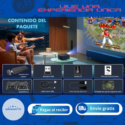 🎮 Super Game Box Para Tv, Revive Tu Infancia Conecta Con Los Tuyos, Diversión Pura 🎮