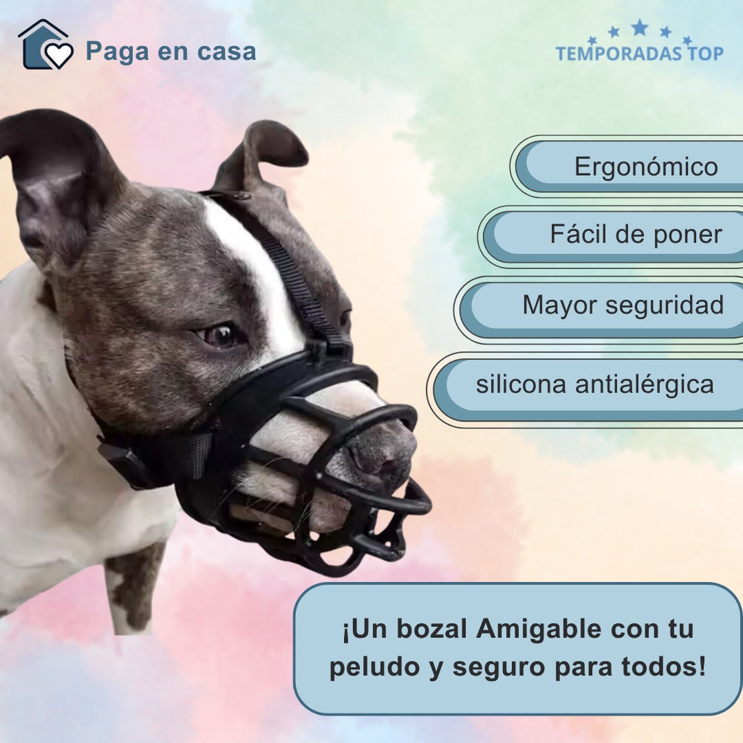 🐶Ergo Plus- Bozal Para Mascota + Obsequio Pañoleta Navideña🎄